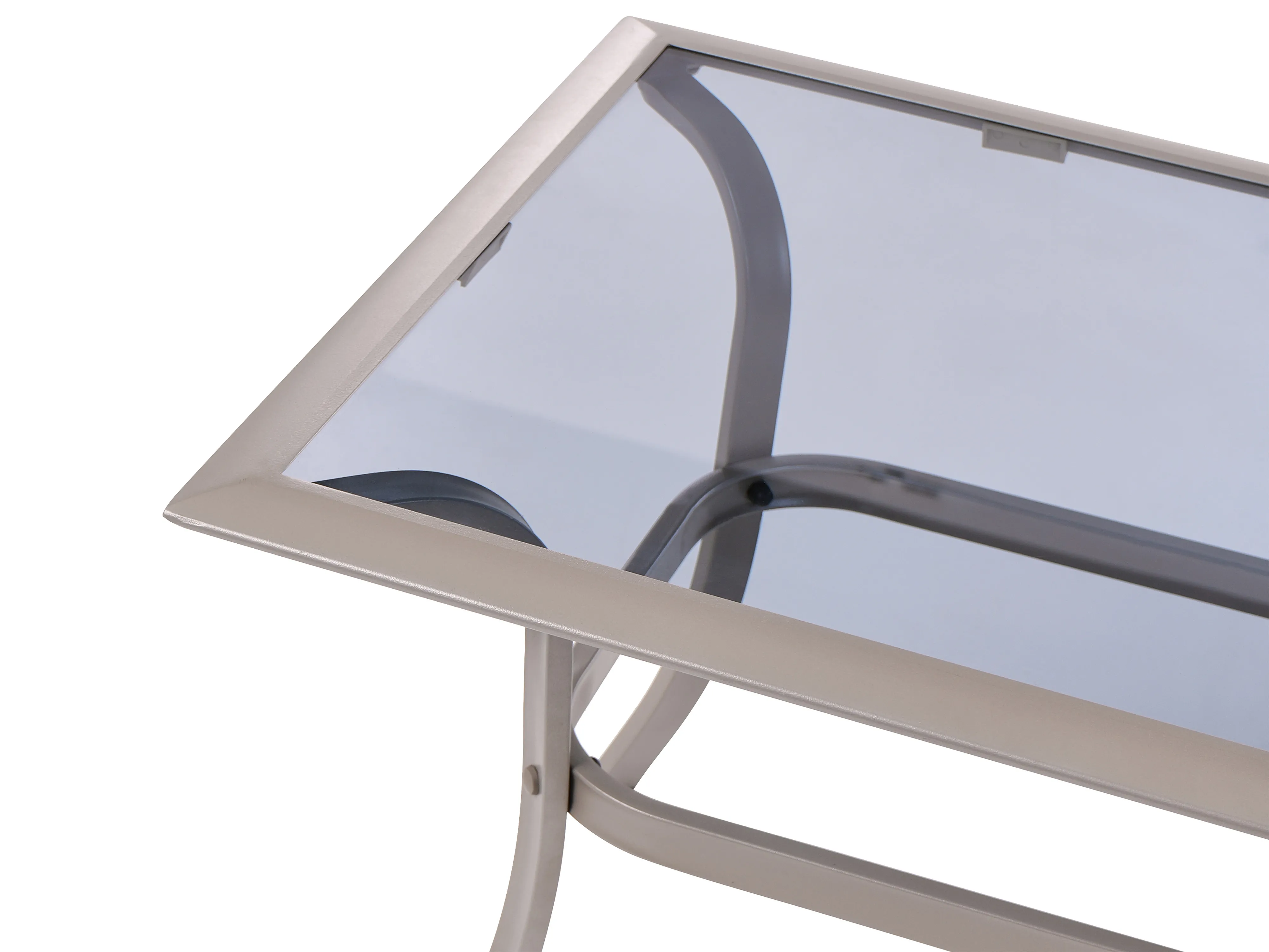 Loungeset met tafel 4-zits MESTRINO Metaal Beige
