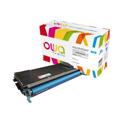 Cartouche laser compatible Lexmark C734A1CG - cyan - Owa K15882OW