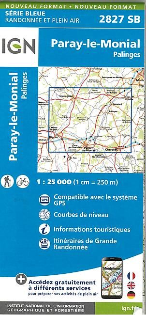 IGN - 2827 SB PARAY LE MONIAL 1 25 000