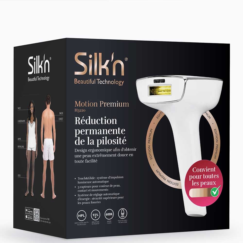 Epilateur à lumière pulsée - Motion Premium - 600 000 flashs - Corps