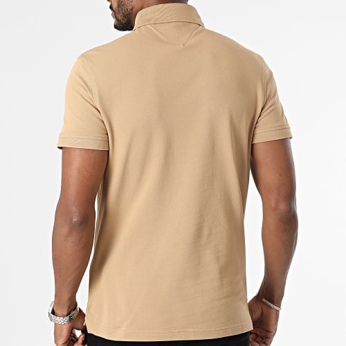 Polo Manches Courtes Slim 1985 7771 Beige