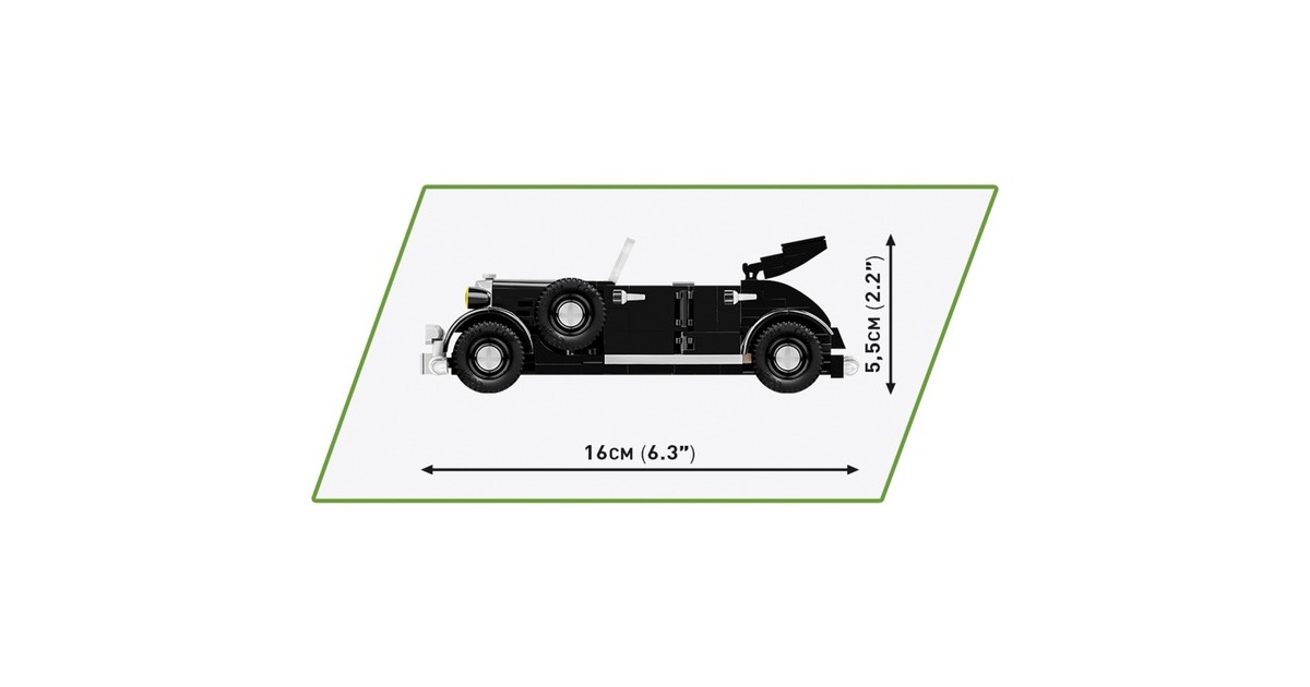 COBIHistorical Collection - Horch830BL De Gaulle Constructiespeelgoed  (Schaal 1:35)