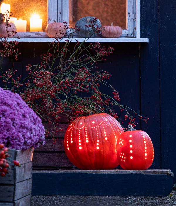 Halloween-Kürbis, ca. Ø25 cm