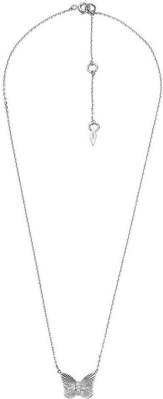 Fossil - Schakelketting - Zilver - Sterling Zilver - 40,1 cm