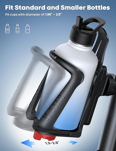 Lamicall Bike Water Bottle Holder - [for 1.9-2.8