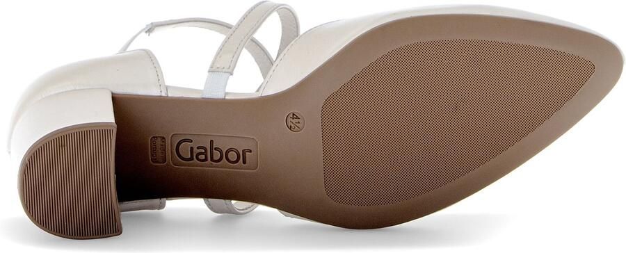 GABOR Pumps Dames 343 Maat: 44 Materiaal: Leer Kleur: Wit
