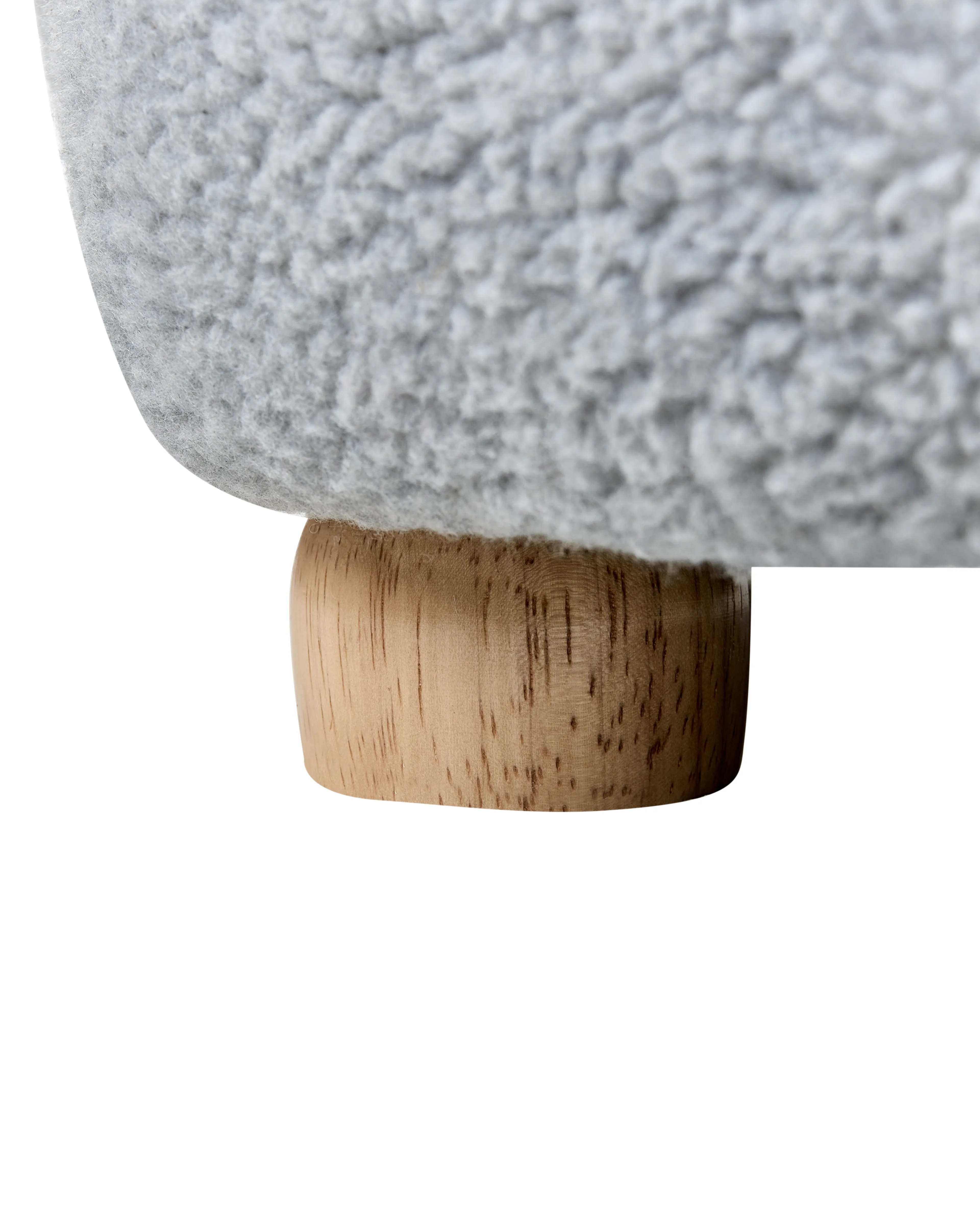 Kinderfauteuil Schaap ULA Bouclé Grijs