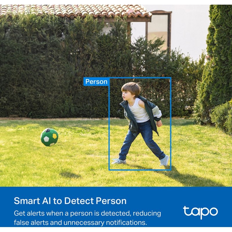TP-Link Tapo C410 Balle (forme) Caméra de sécurité IP Extérieure 2304 x 1296 pixels Plafond/mur