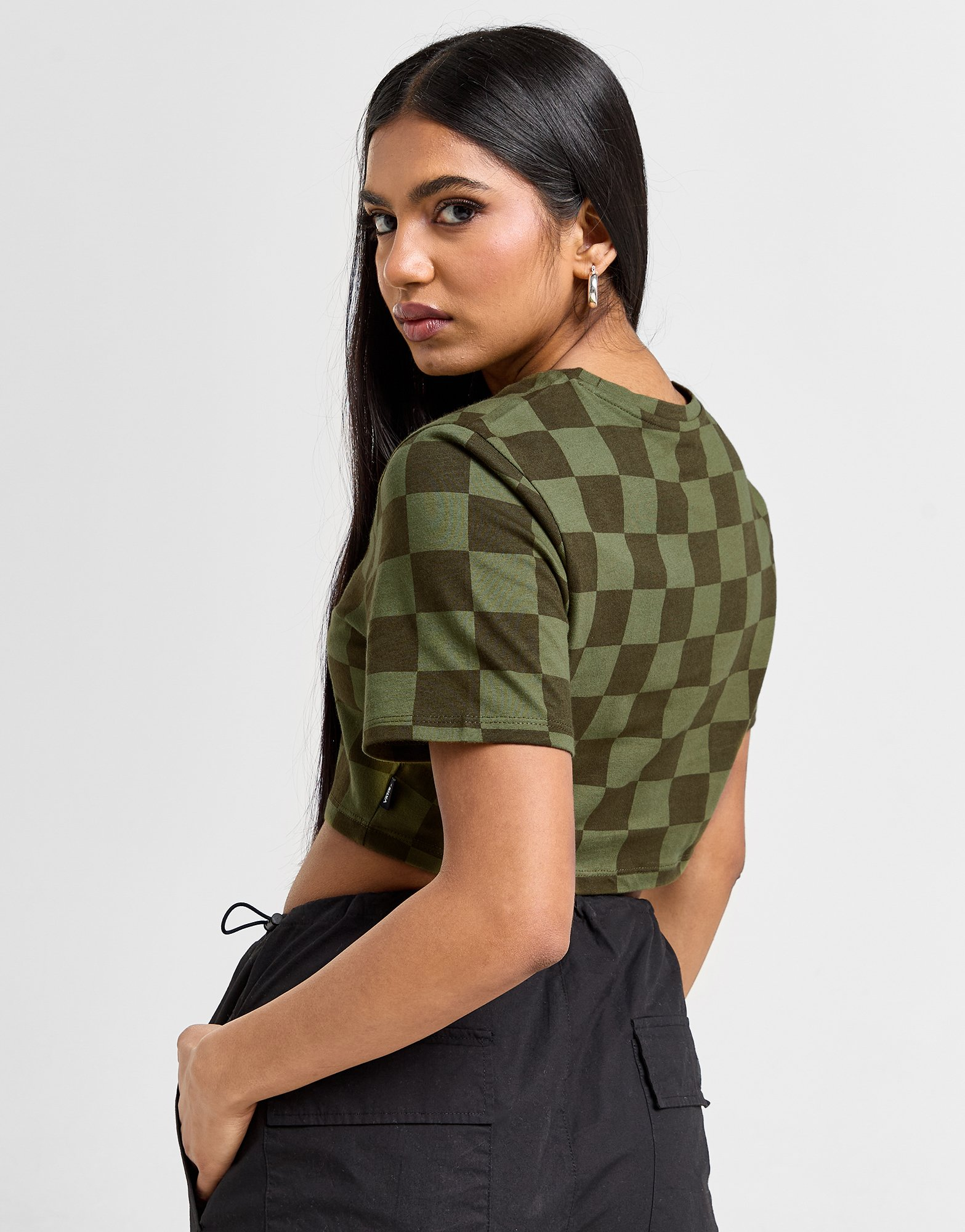 Vans T-shirt Checkerboard Slim Femme