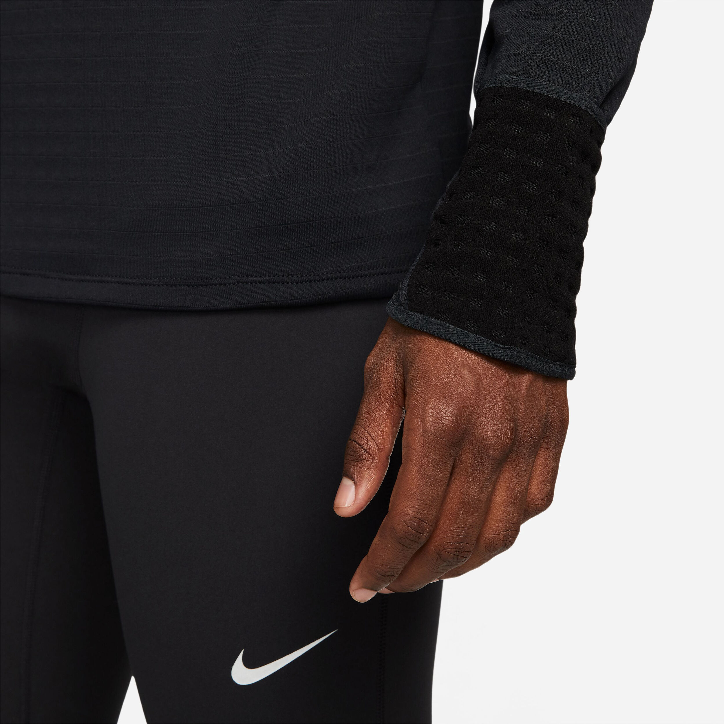 Nike Therma-Fit Repel Element Half-Zip Haut Manches Longues Hommes - Noir