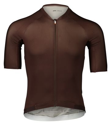 Maillot Manches Courtes Poc Pristine Axinite Marron