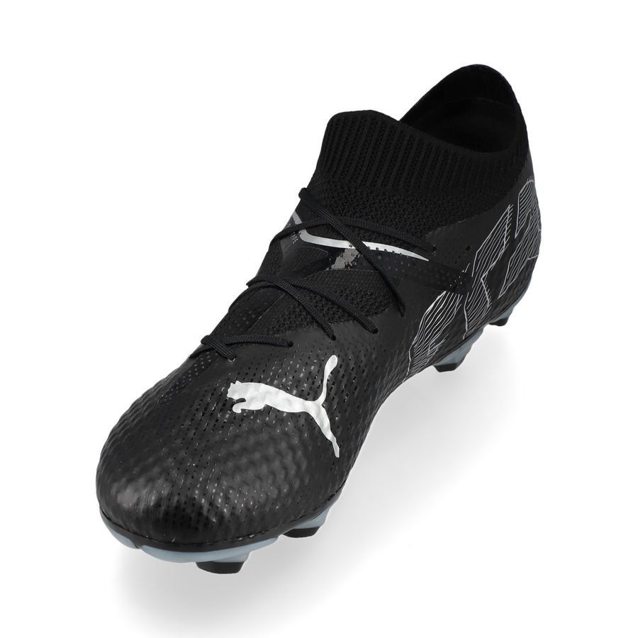PUMA Future 7 Pro FG/AG Eclipse - Noir/Argenté Enfant