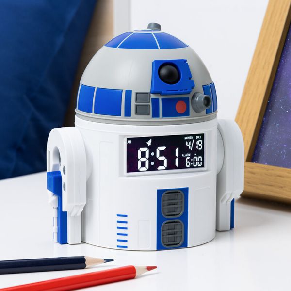 Relógio Despertador R2-D2 Star Wars