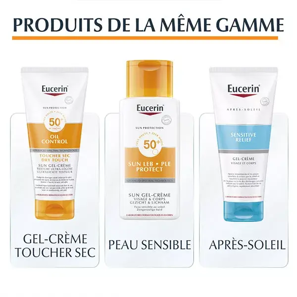 Protetor solar em spray Eucerin Sun Protection Sensitive para crianças FPS 50+ 200ml