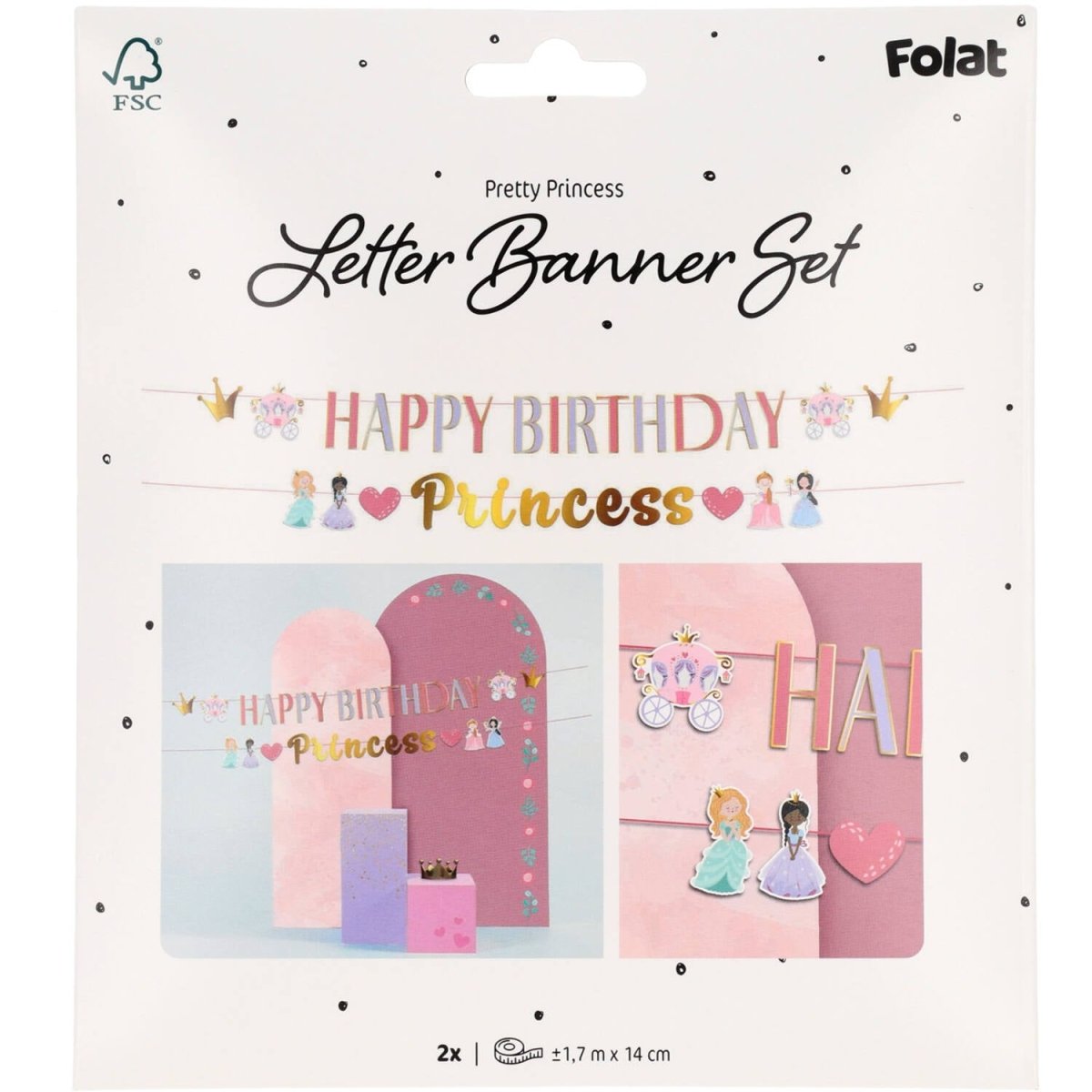 Happy Birthday Letterslinger Princess 1,5m