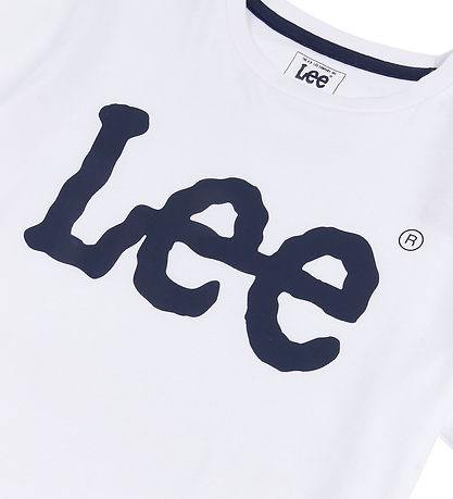 Lee T-Shirt - WobBlå Graphic - Bright White