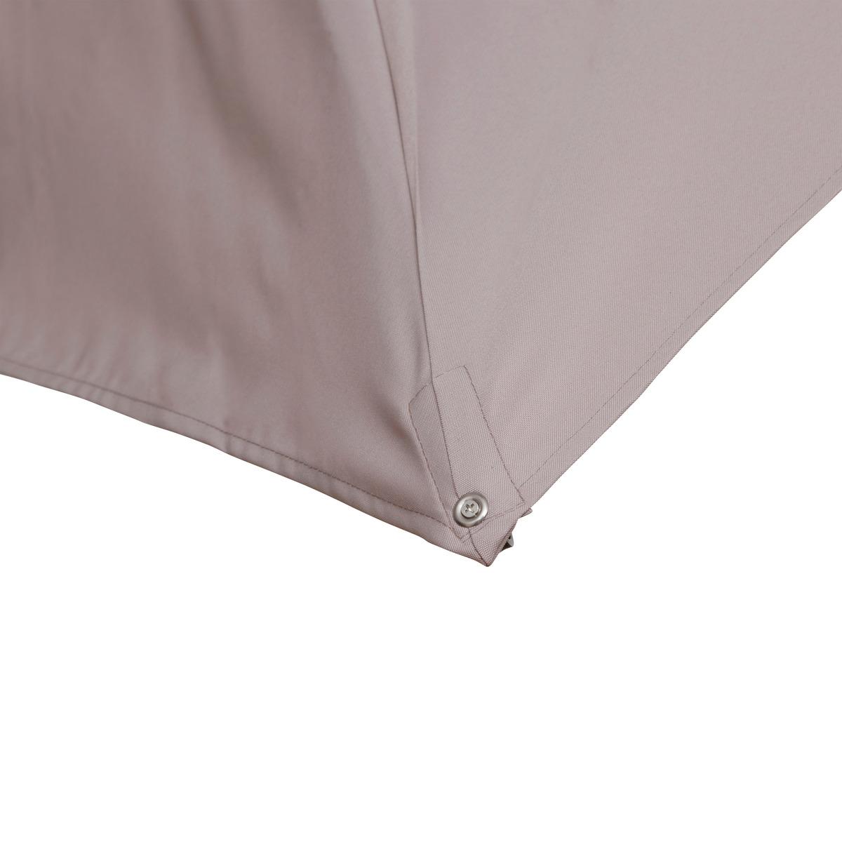 PARASOL DECENTRE EQUADOR 4X3M TAUPE