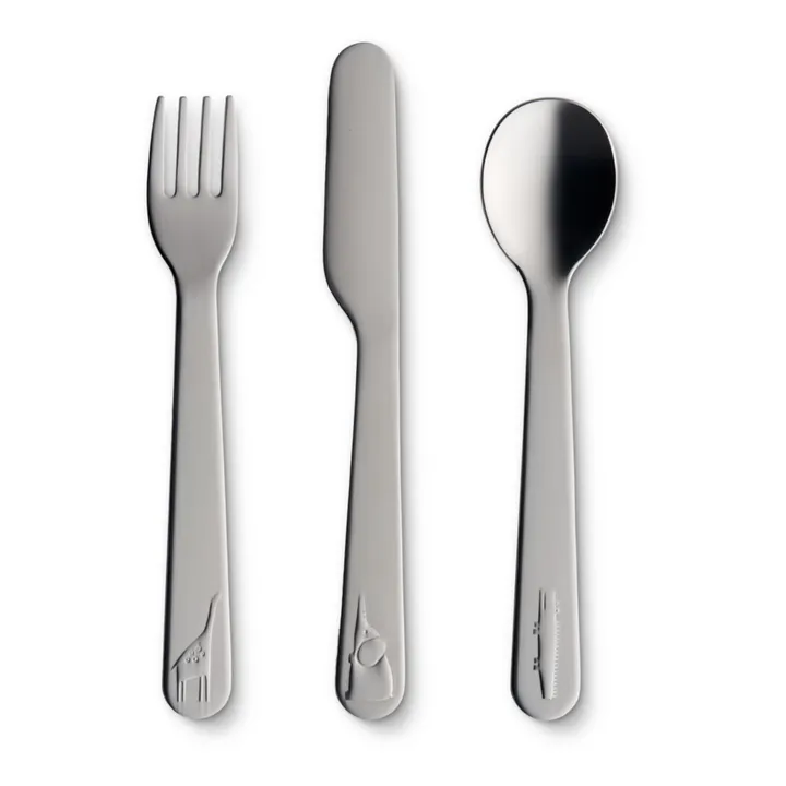 Liewood Couverts en inox Nadine - Set de 3 | Steel