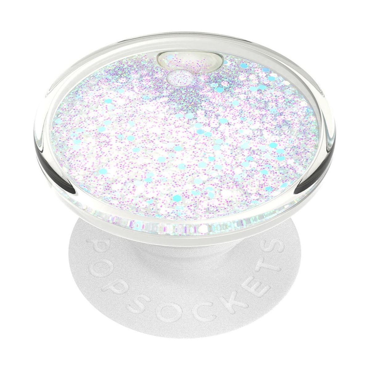 POPSOCKETS Tidepool Halo White Avtagbart Grip med stativfunksjon LUXE