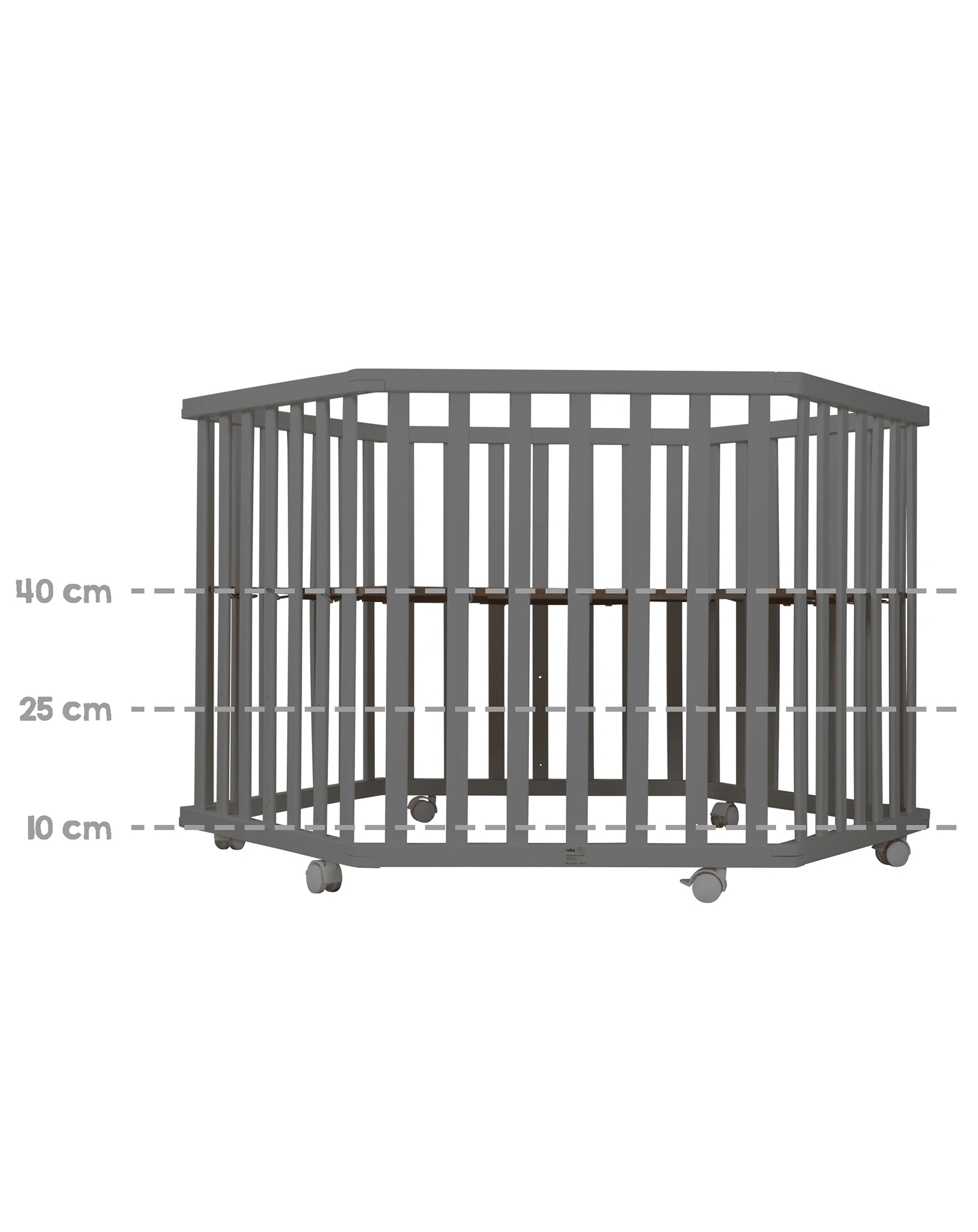Laufgitter 6-Eck LUXE (Farbe: Greyish)