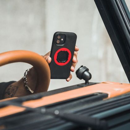 Support Smartphone Quad Lock VOITURE ADHESIF TABLEAU DE BORD - Noir