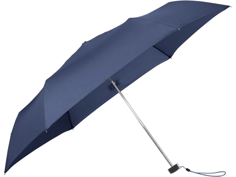 Samsonite Schirm Rain Pro Ultra Mini Flat Blau Taschenschirm