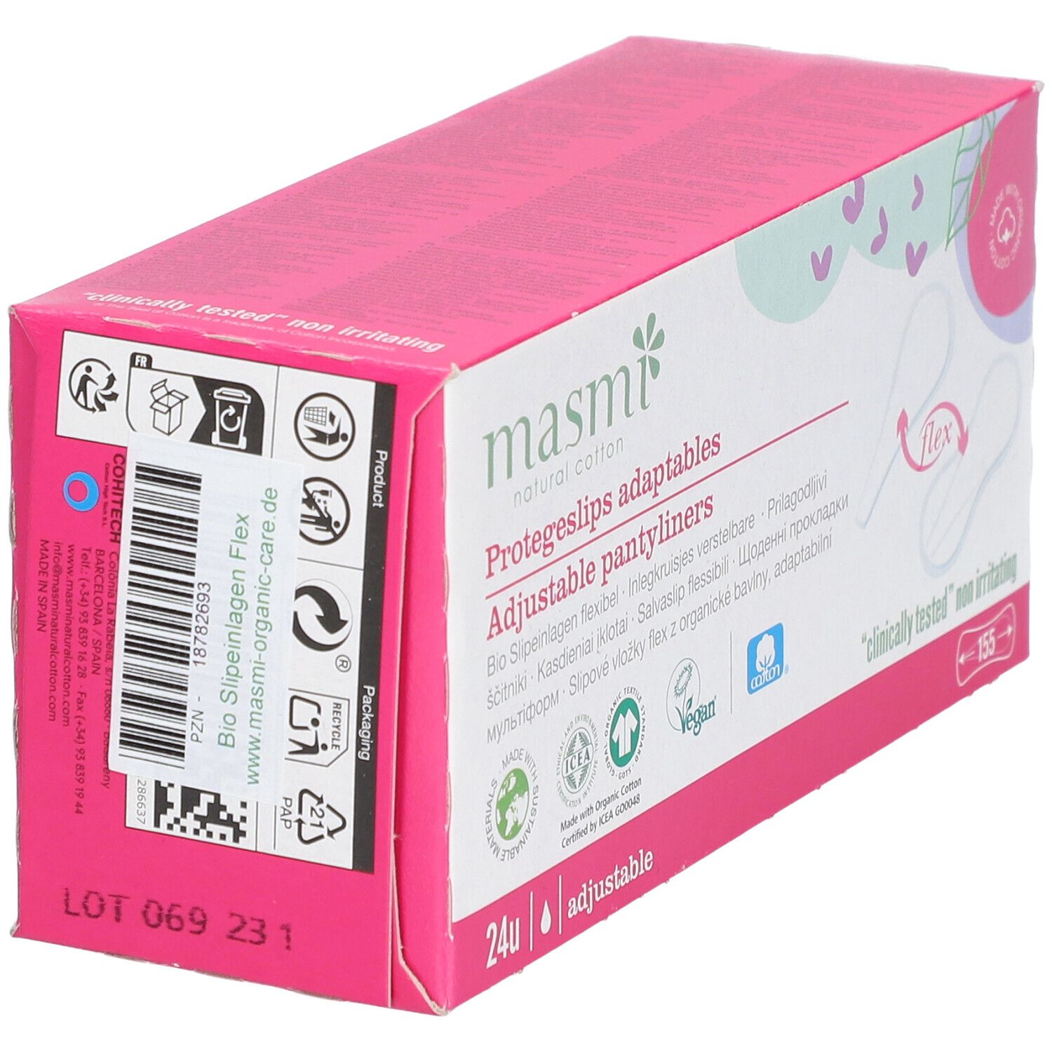 masmi Bio Slipeinlagen Flex