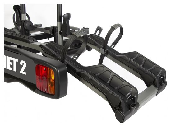 Porte-Vélos sur Boule d'Attelage Buzz Rack E-Hornet 2 - 13 Broches - 2 Vélos (E-bike Compatible) Noir