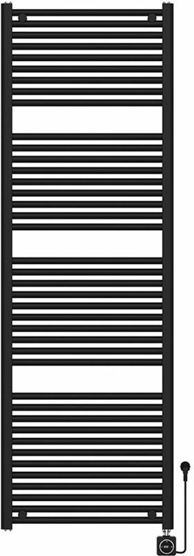 Wiesbaden - Elara - Elektrische Radiator - Mat Zwart - Staal - Smart Wifi
