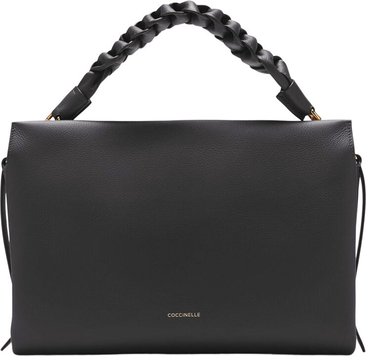Coccinelle BOHEME GRANA DOUBLE Noir/cuir