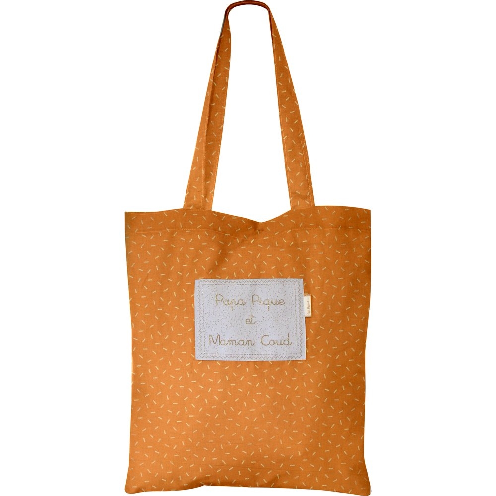 Sac Tote Bag Paille Dorée Caramel