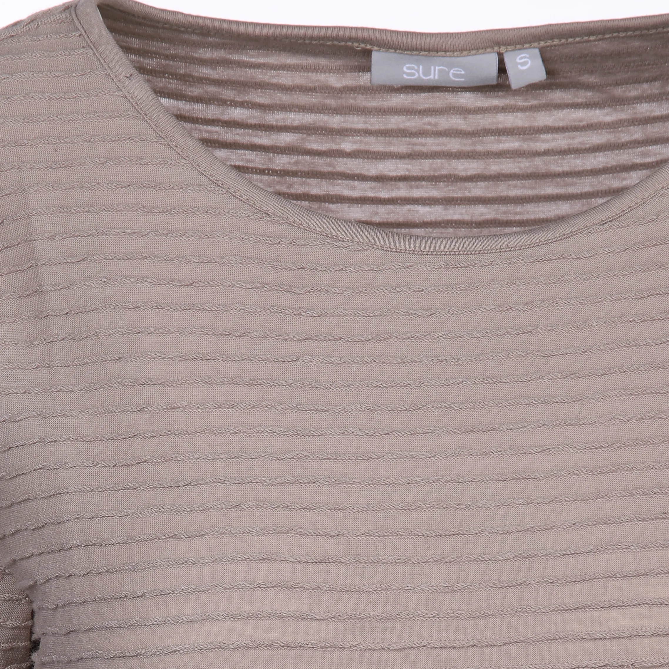 Damen Strukturshirt mit 3/4 Arm