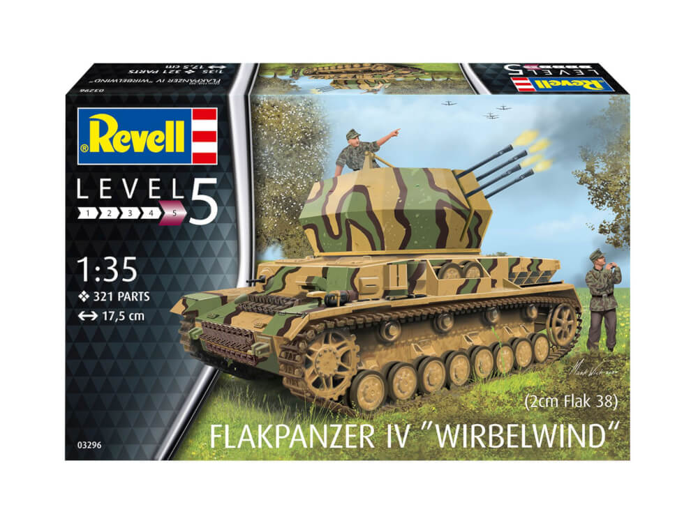 REVELL  03296 1:35 Flakpanzer IV Wirbelwind ab 13 Jahre