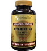 Artelle Vitamine D3 25mcg (250 softgels)