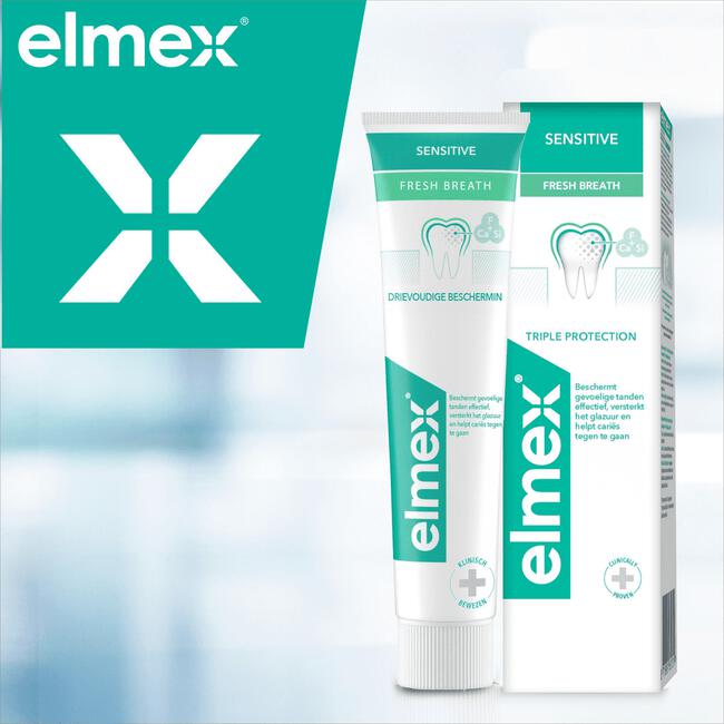 Elmex Sensitive Clean & Fresh Tandpasta 75ML