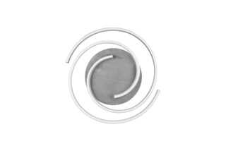 TRIO LED Deckenlampe CAYA 50 cm alufarbig