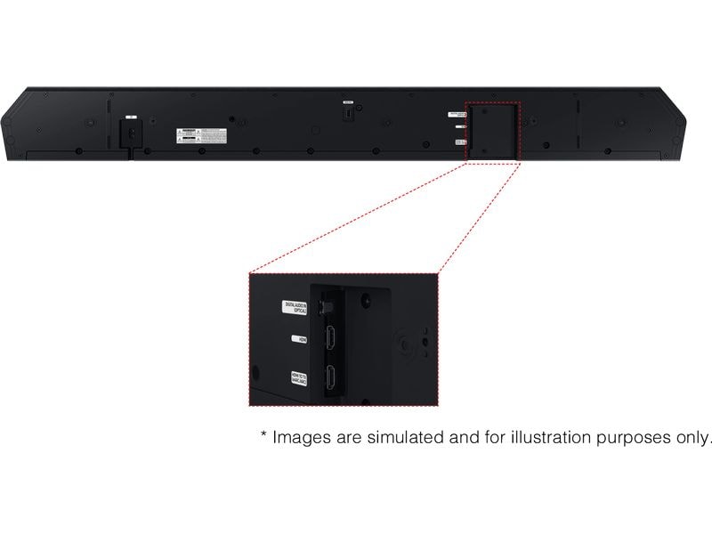 Samsung Soundbar HW-Q700D 3.1.2 Kanal mit Wireless Sub – 320 Watt