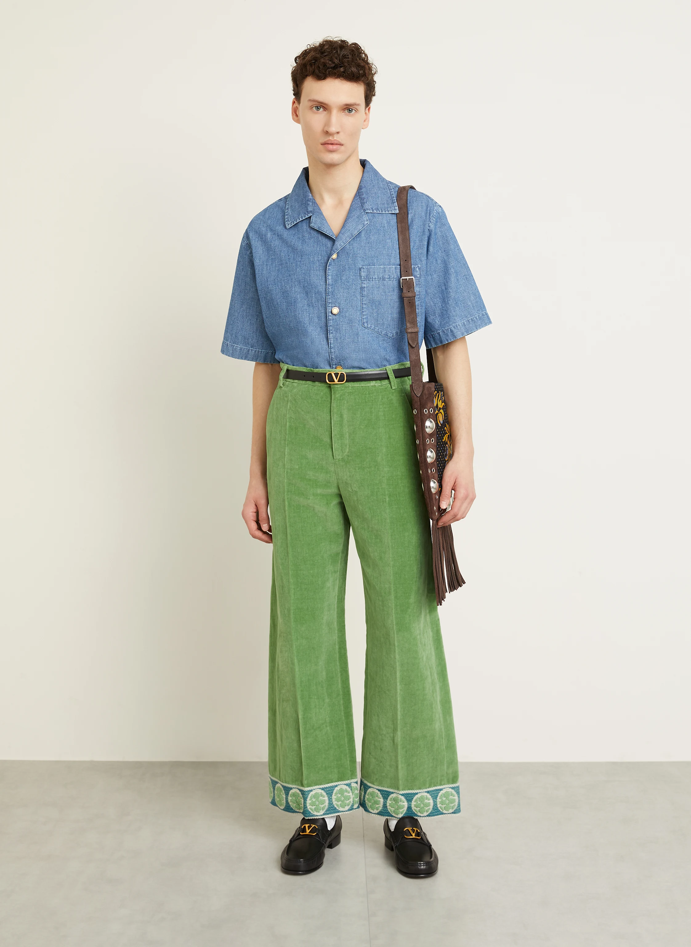 VALENTINO Jeanshemd Comfort Fit