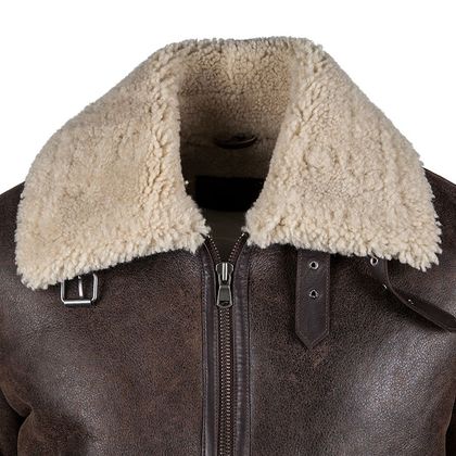 Blouson Helstons BOMBARDIER THUNDER - Marron
