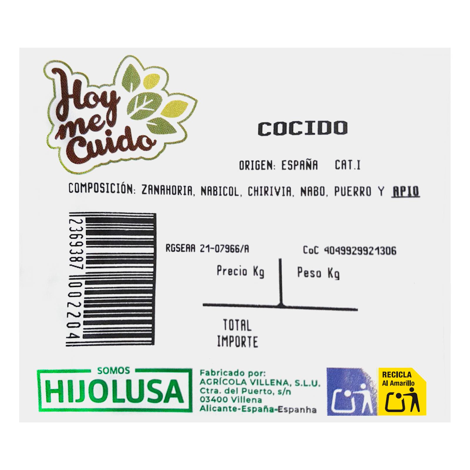 Préparation de légumes pour ragoût