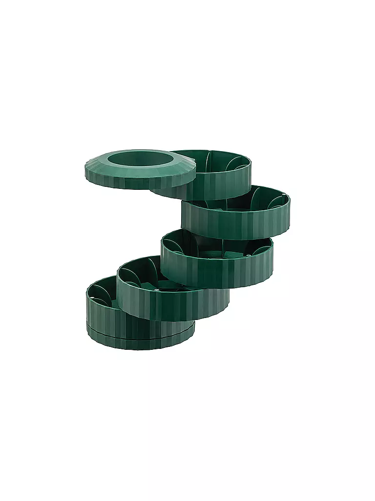 ALESSI Kaffeekapselhalter PLISSE Gruen dunkelgrün