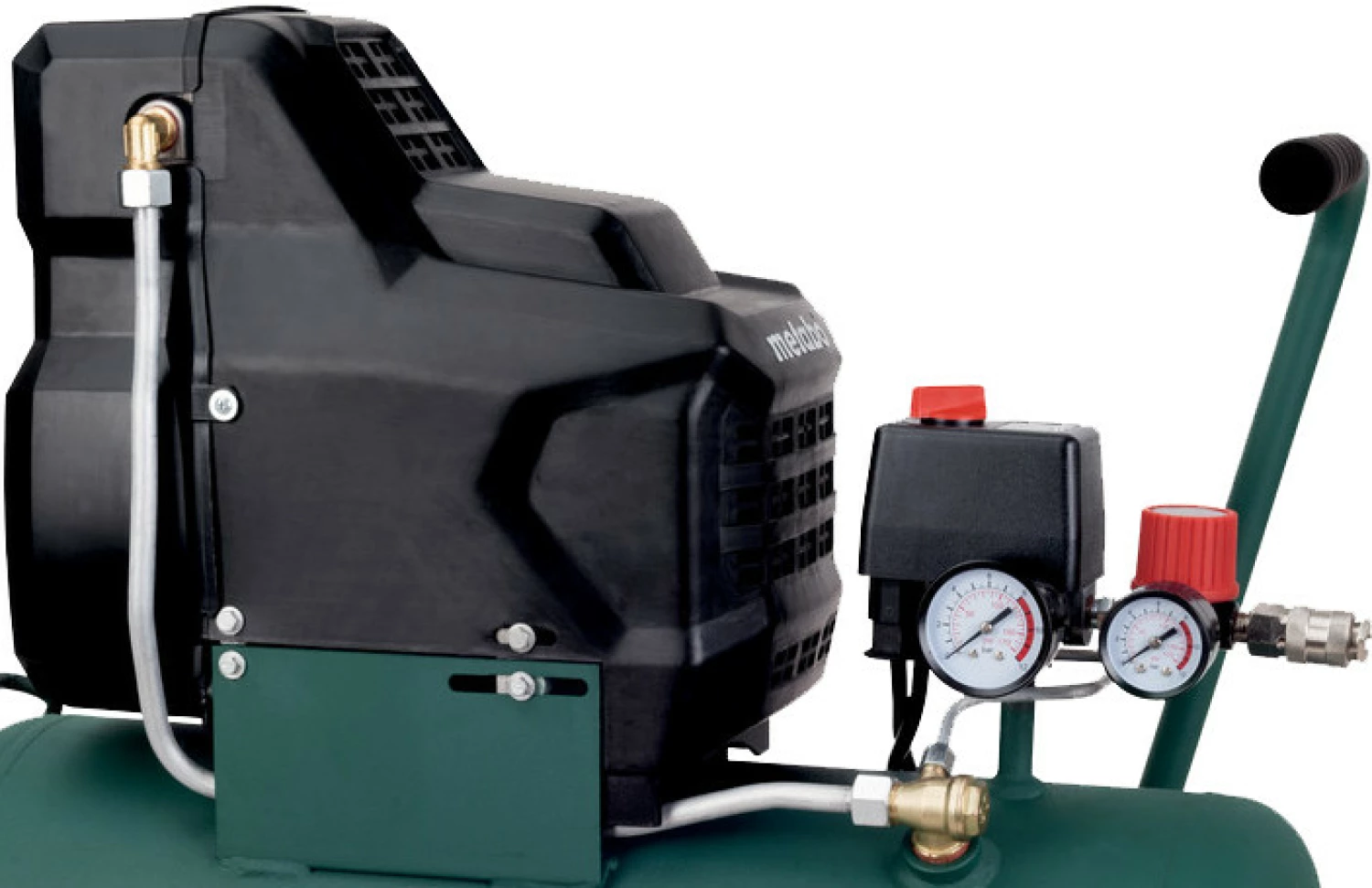 Metabo Basic 250-24 W OF olievrij compressor - 1500W - 8 bar - 24L - 100 l/min