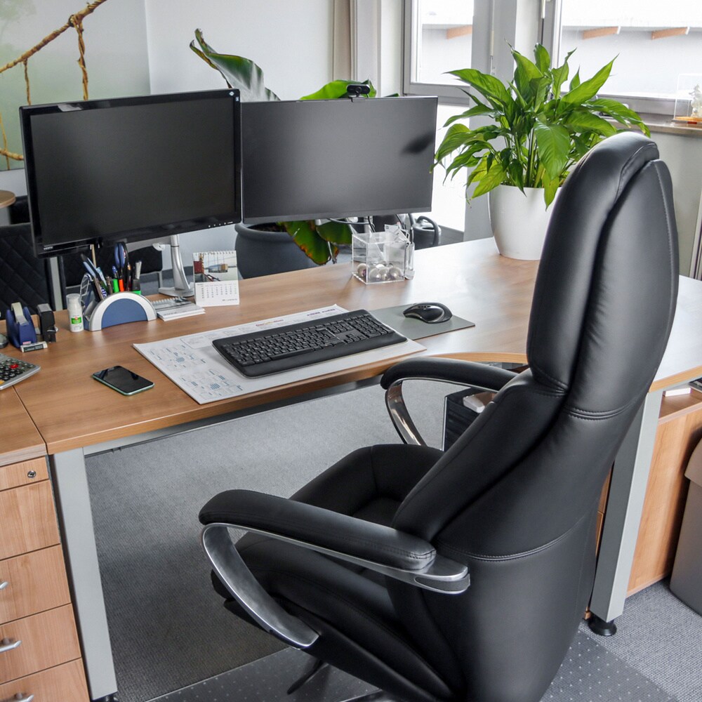 XXL Drehstuhl BRENTON XXL Kunstleder mit Armlehnen hjh OFFICE