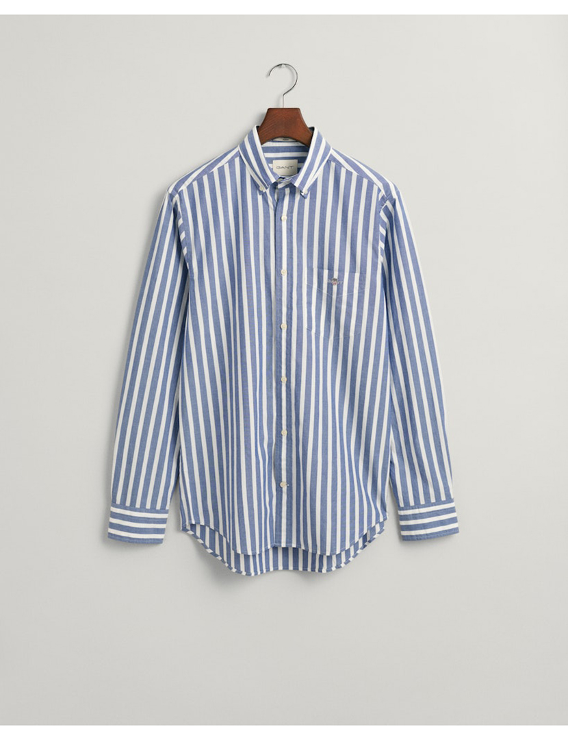Blue Striped Long Sleeve Shirt