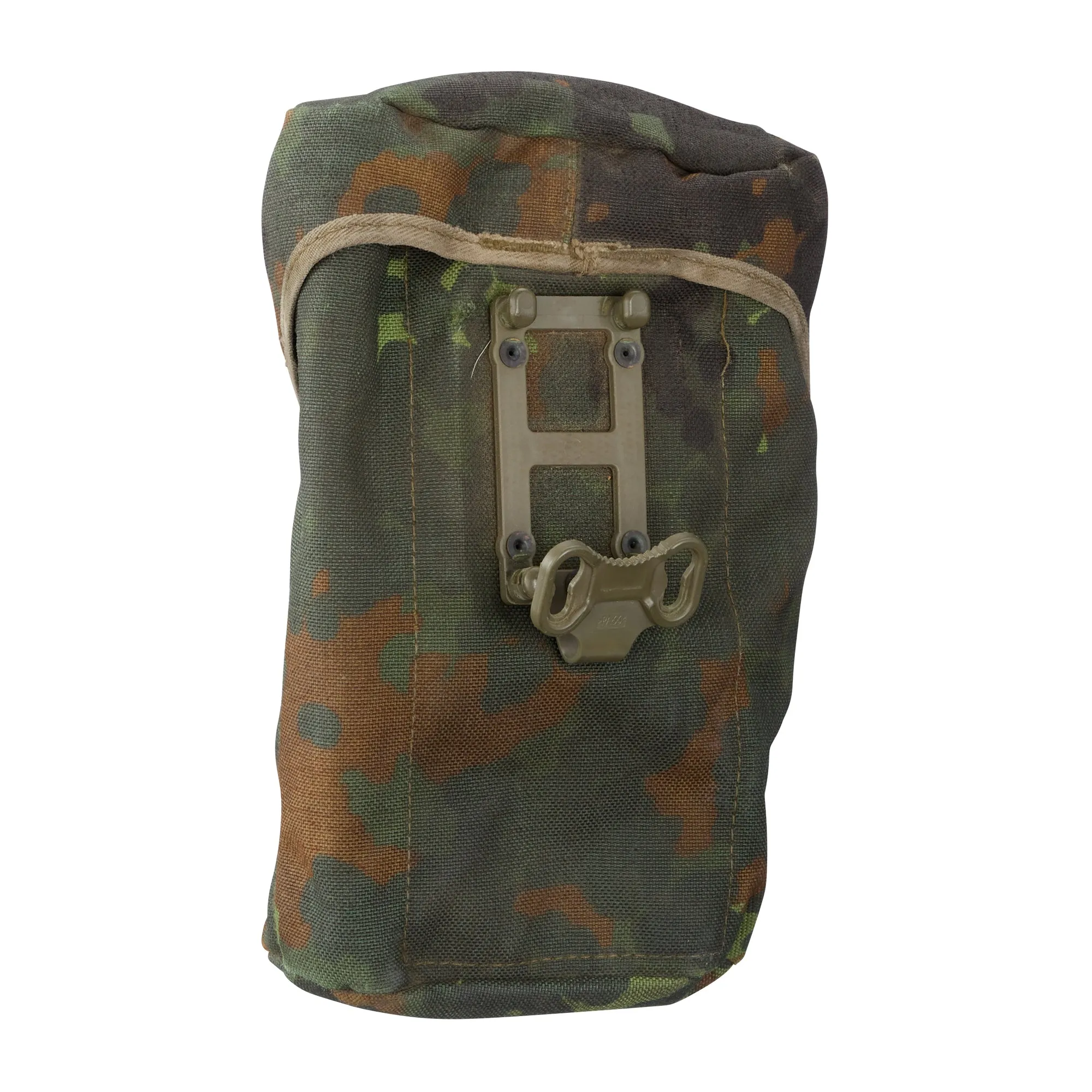 Bundeswehr Original -  BW Feldflasche Aluminium mit Hülle tarn gebraucht