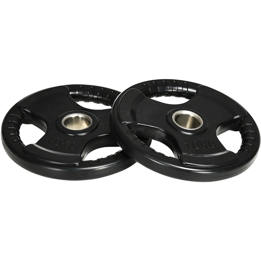SPORTNOW Hantelscheibe mit 5 cm Bohrung schwarz