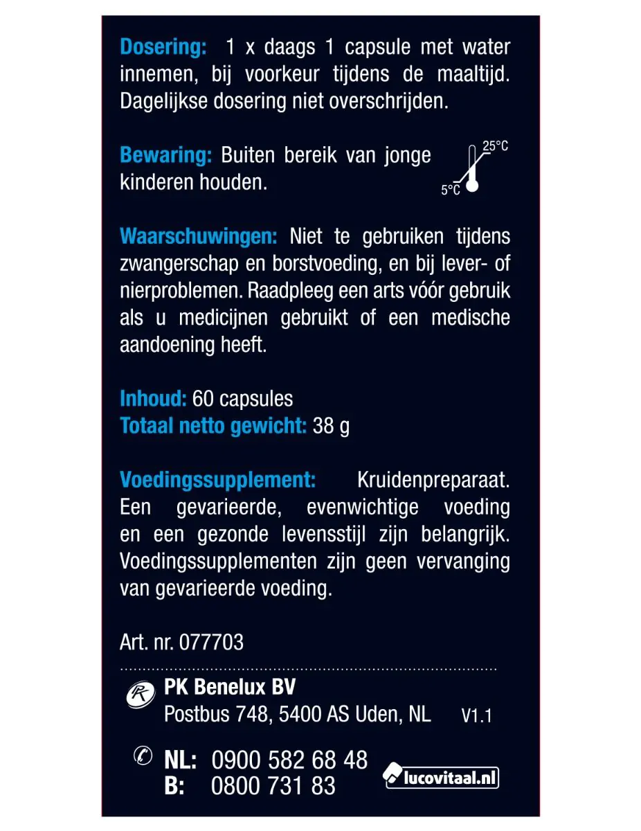 L-Dopa Mucuna pruriens 60 capsules