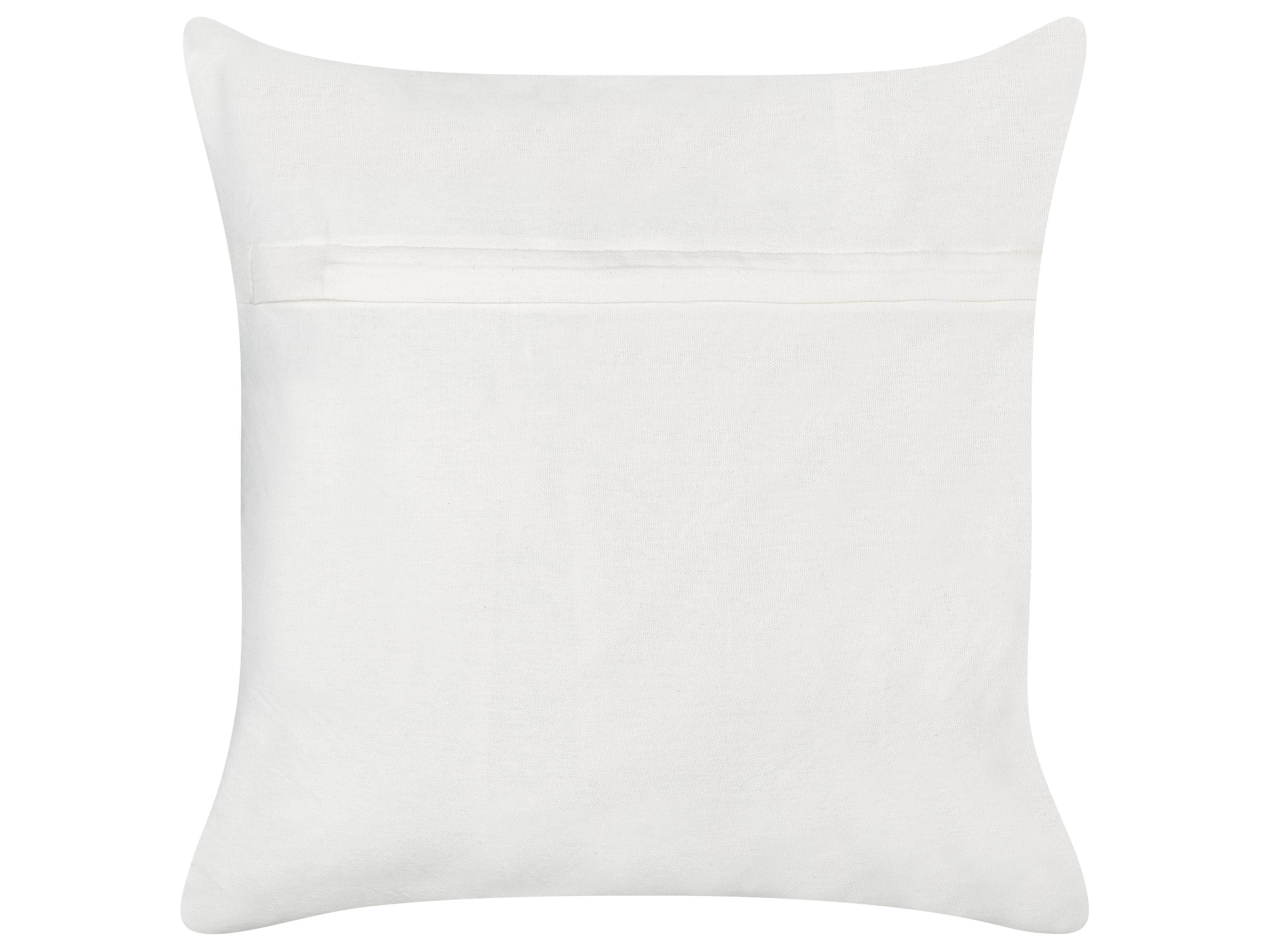 Set van 2 sierkussens CADETIA Katoen 45 x 45 cm Wit effen