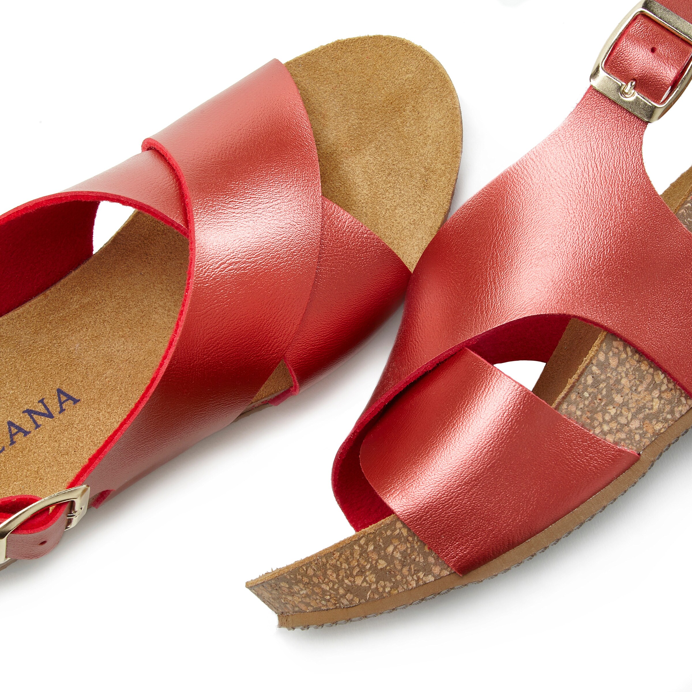 LASCANA Sandalette in rot
