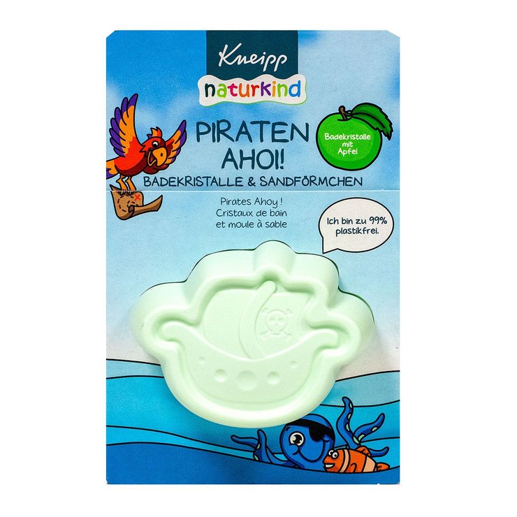 Naturekind cristaux de bain et moule à sable pirate 60g